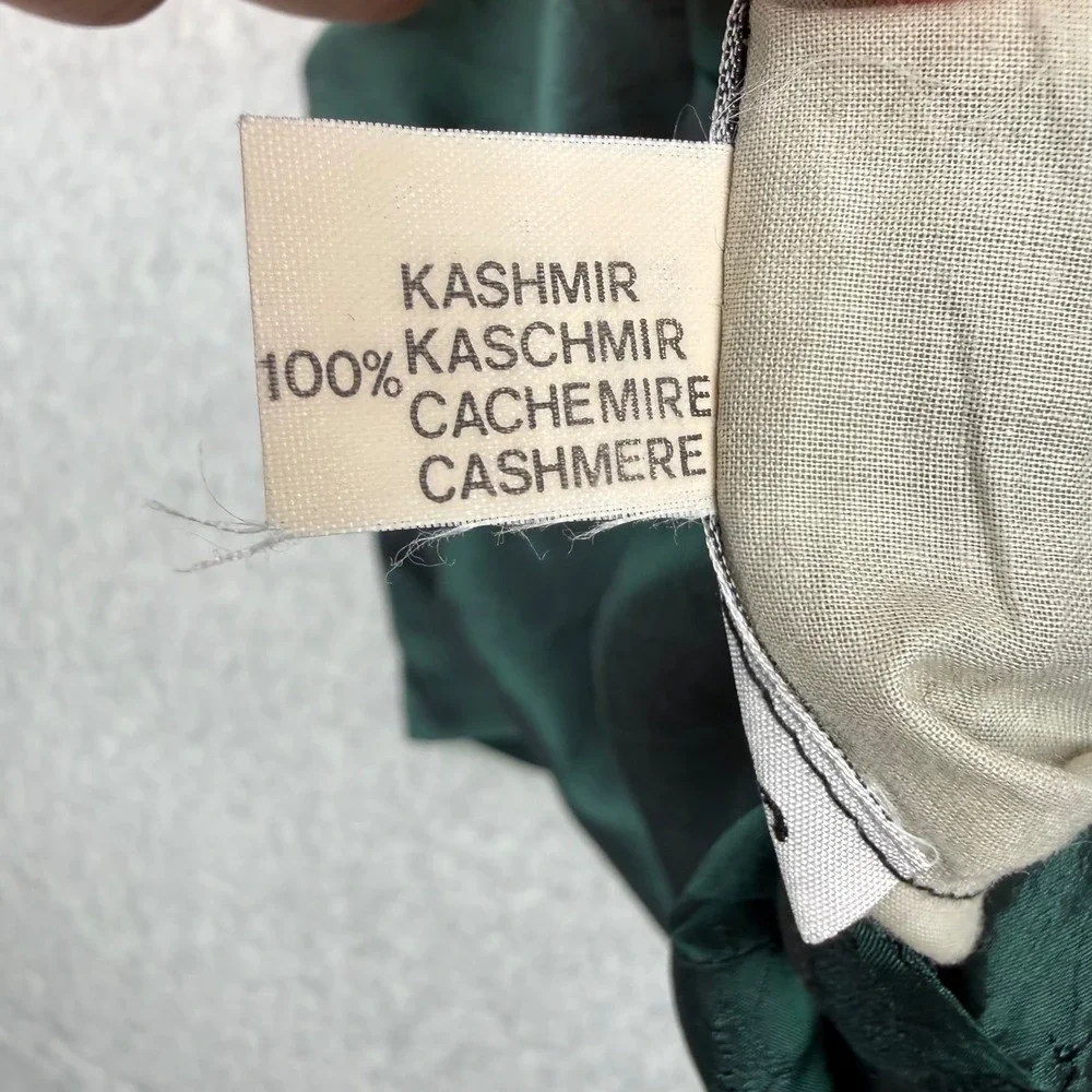 Vintage Brioni Blazer Mens 40 Green 100% Cashmere Cuzzens Sport‎ Coat Italy